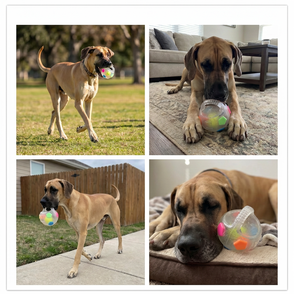 Durable Stress Relief Toy Ball for Dogs